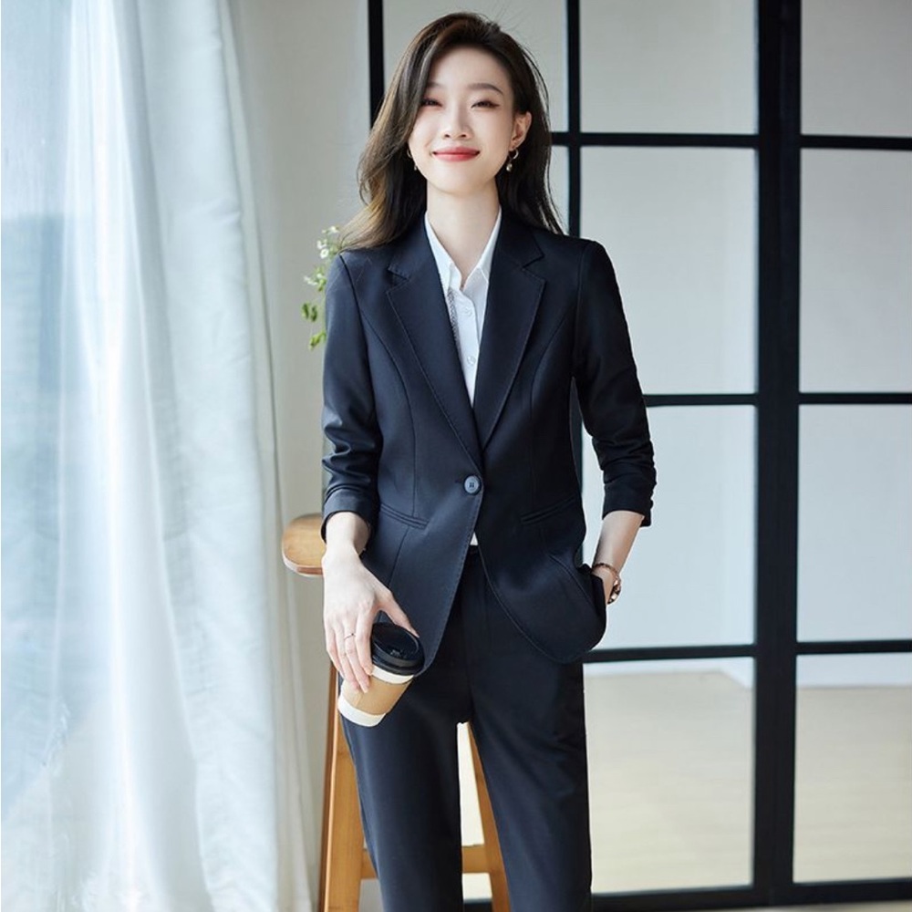 YesStyle *SET* Officewear Suit Outfit including Blazer, Shirt, and Pants